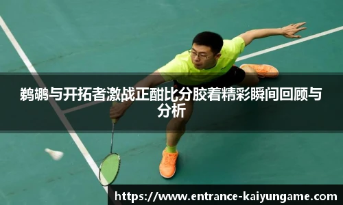 鹈鹕与开拓者激战正酣比分胶着精彩瞬间回顾与分析